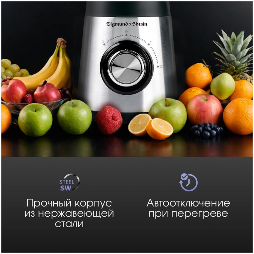 Блендер стационарный Zigmund & Shtain BS-448 D фото 8