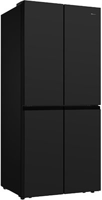 Многокамерный холодильник Hisense RQ563N4GB1 No frost, черный фото 1