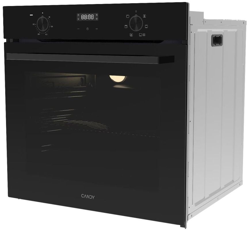 Электрический духовой шкаф Candy COXK06LNBB 59 см, 78 л, гриль и конвекция, черный фото 5