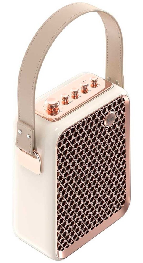 Портативная колонка с двумя микрофонами Divoom SongBird-HQ 2, белый фото 5