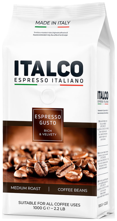 Кофе в зернах  Italco ESPRESSO GUSTO 1KG фото 1