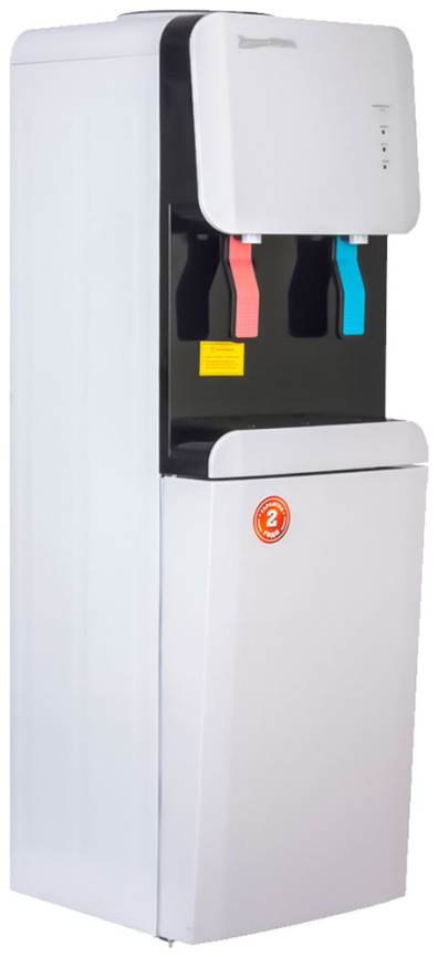 Кулер для воды Aqua Work 105 LR бело-черный напольный компр. охл. шкаф турбо нагрев 24020 фото 3