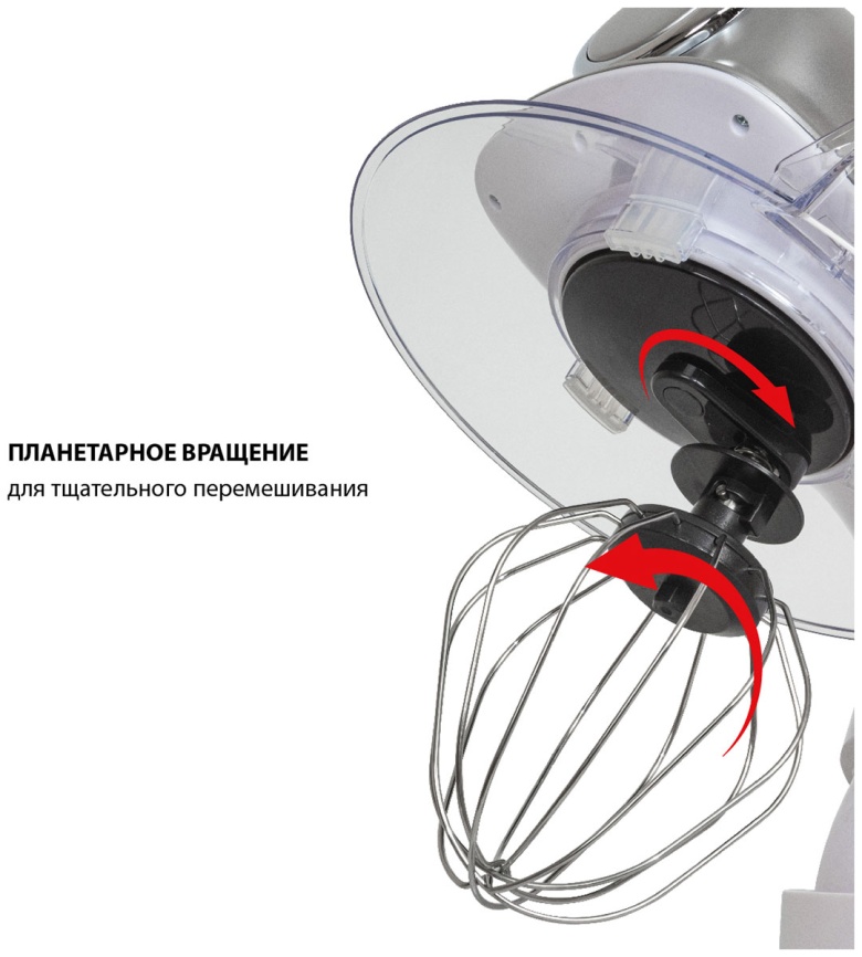 Миксер планетарный JVC JK-MX510 silver фото 8