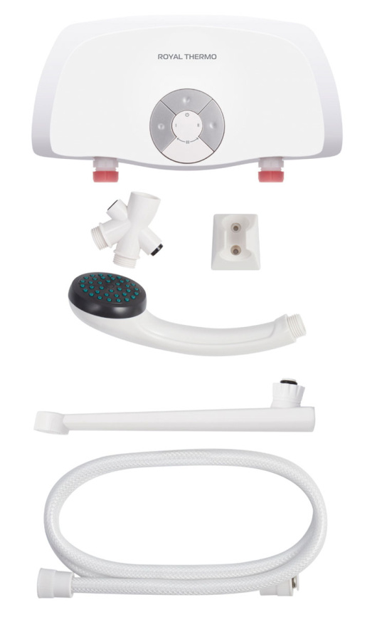Водонагреватель проточный Royal Thermo SmartFix TS (3.5 kW) - кран+душ фото 3