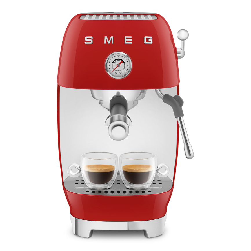 Рожковая эспрессо кофемашина SMEG ECF03RDEU фото 8
