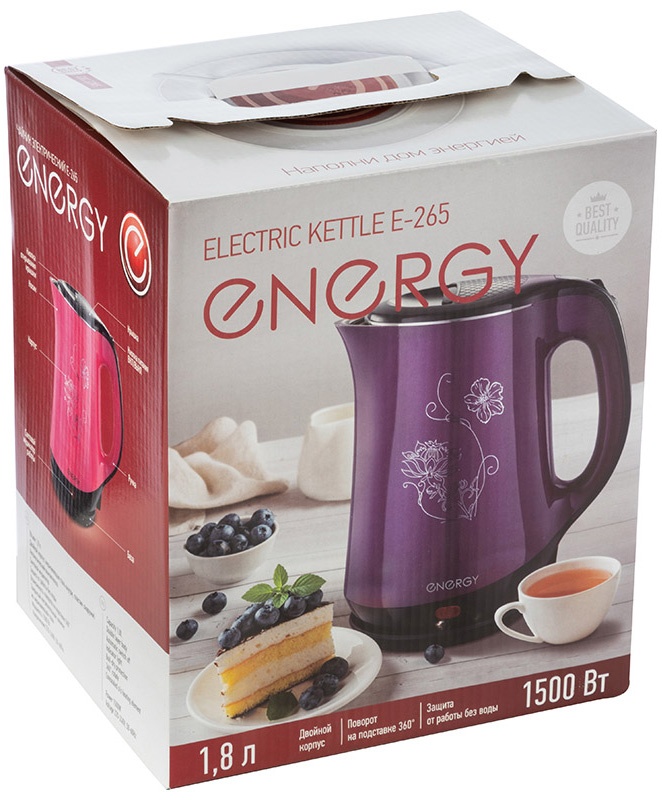 Чайник Energy E-265 164127 фиолетовый фото 4