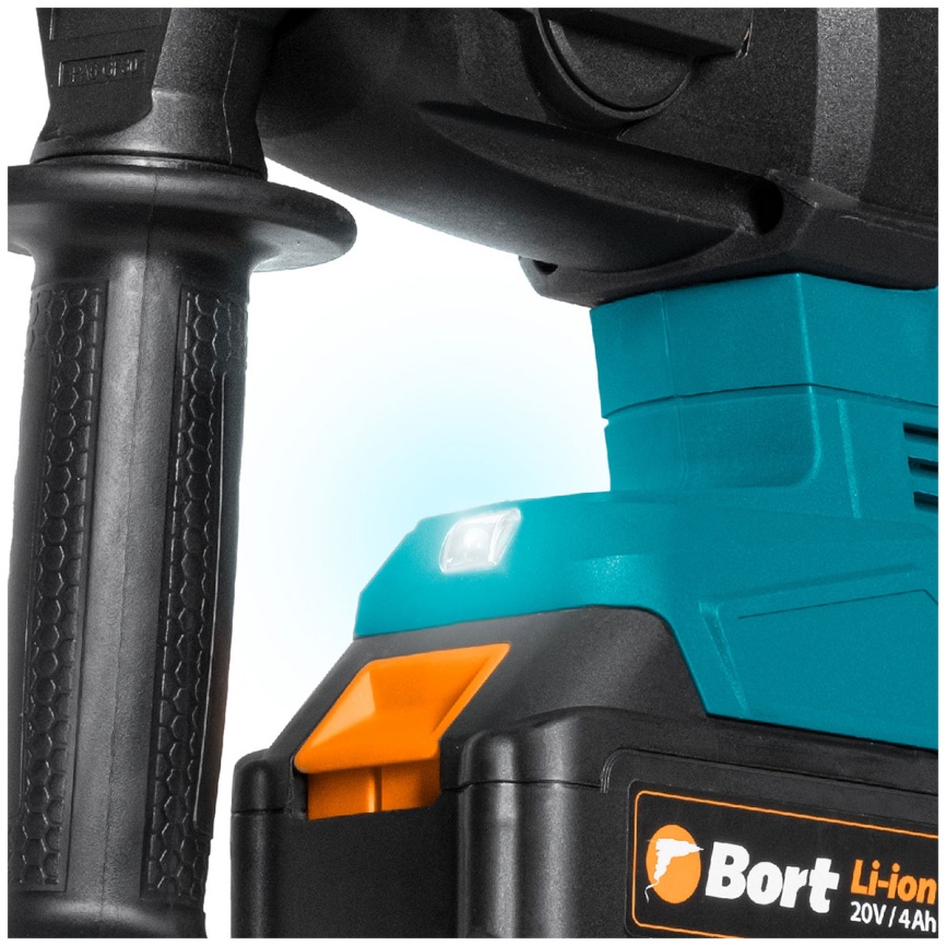 Перфоратор аккумуляторный Bort BHD-20Li-BL 2x4.0 А.ч фото 5