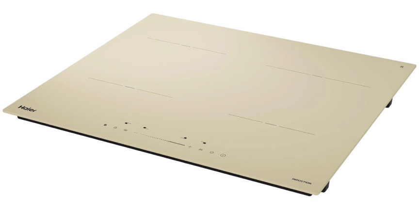 Электрическая варочная панель Haier HHY-Y64TVTC 59 см, 4 конфорки стеклокерамика, бежевый фото 4