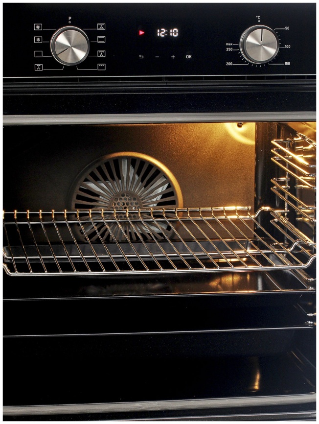 Электрический духовой шкаф Jacky's Электрический духовой шкаф Jackys JO EB7628 59 см, 75 л, гриль и конвекция, черный фото 5