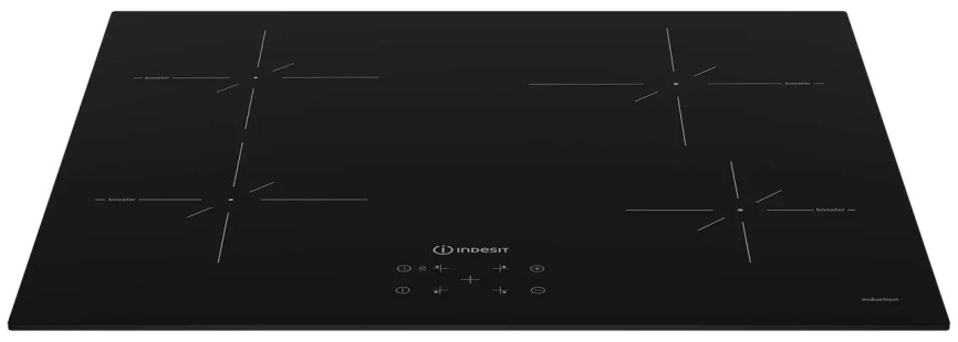 Электрическая варочная панель Indesit IS 41Q60 NE 58 см, 4 конфорки стеклокерамика, черный фото 6