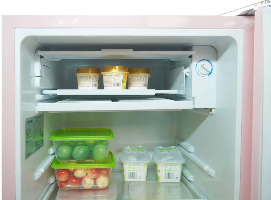 Однокамерный холодильник Ascoli ADFRD90, розовый фото 6