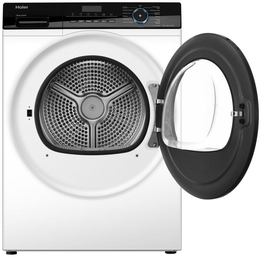 Сушильная машина с тепловым насосом Haier HD90-A2929A, белый, с тепловым насосом фото 3