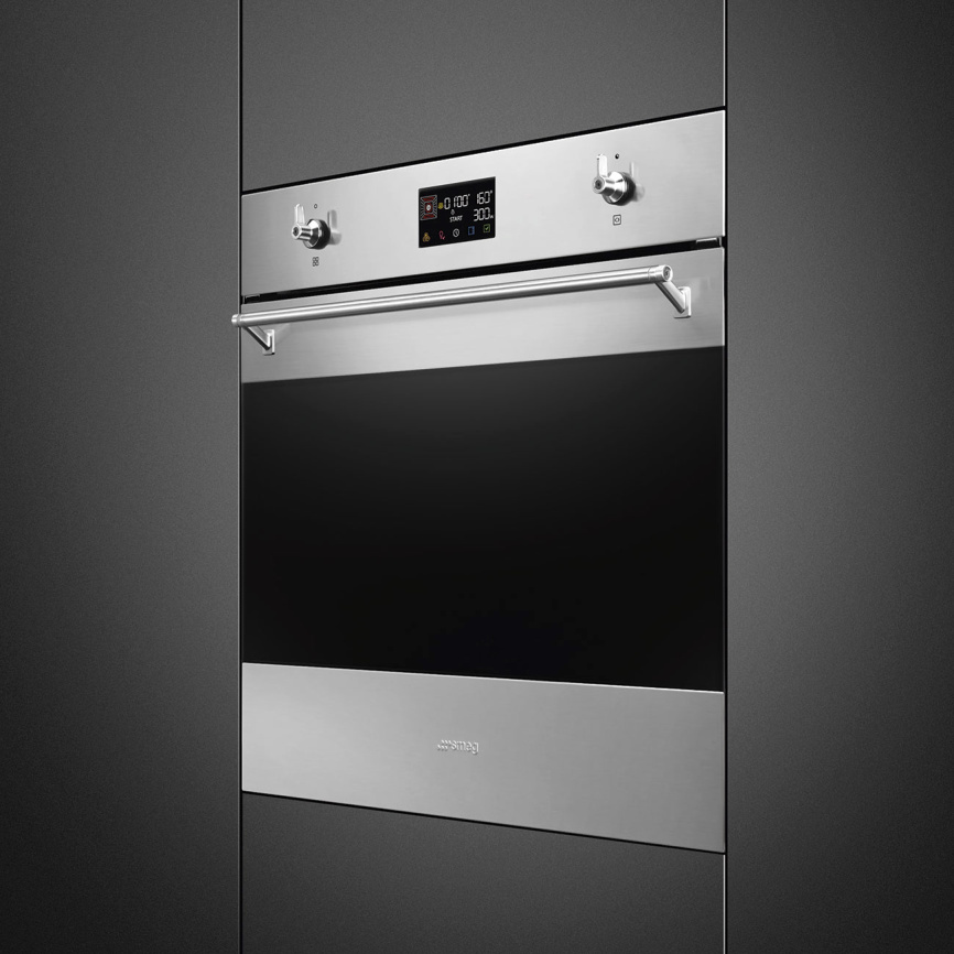 Встраиваемая электрическая духовка SMEG Духовой шкаф электрический Smeg SO6302M2X фото 2