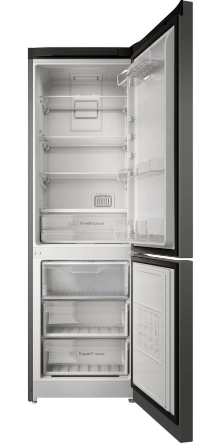 Двухкамерный холодильник Indesit ITS 5180 NG No frost, темно-серый фото 2
