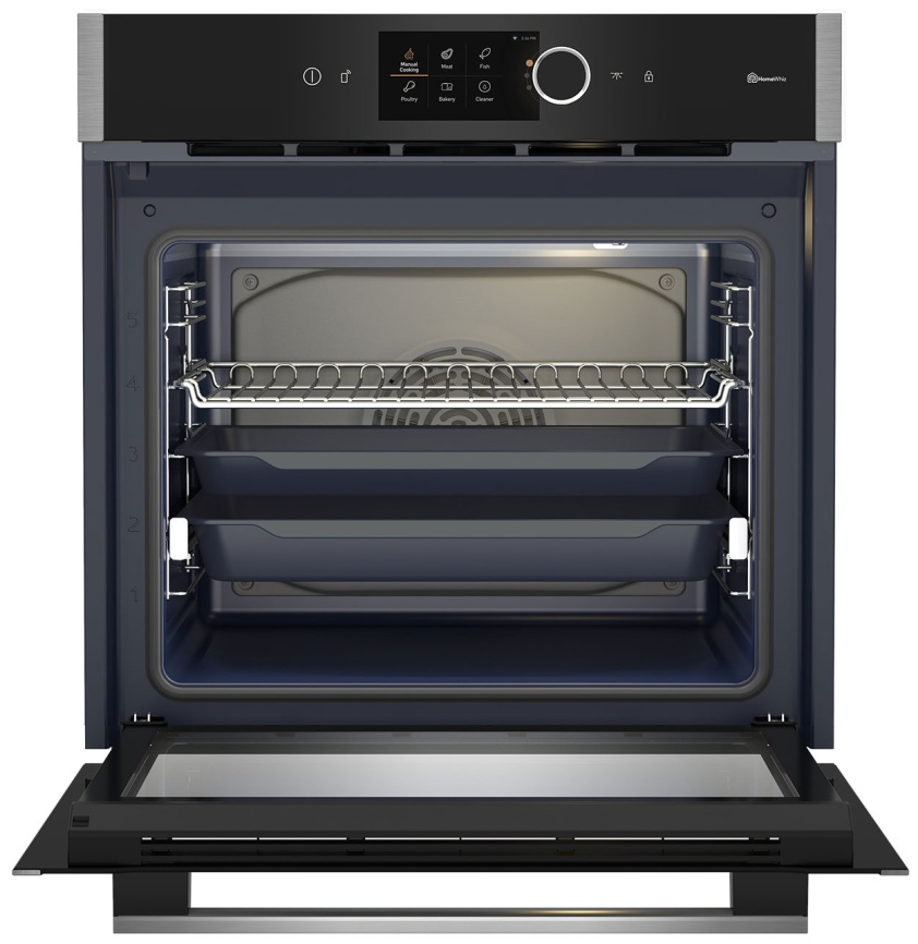 Электрический духовой шкаф Grundig GEBM19600BCHI 59 см, 71 л, гриль и конвекция, черный фото 4